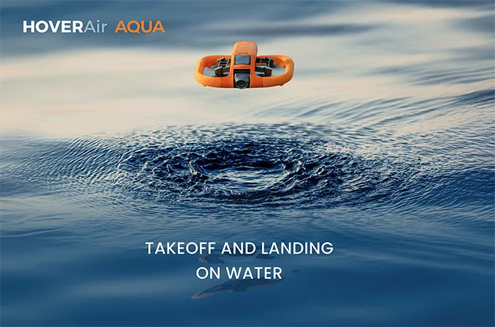HOVERAir AQUA- The 1st Self-flying Drone That Actually Floats on Water