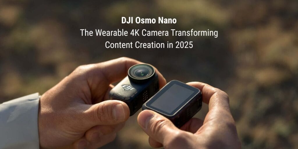 DJI Osmo Nano- The Wearable 4K Camera Transforming Content Creation in 2025