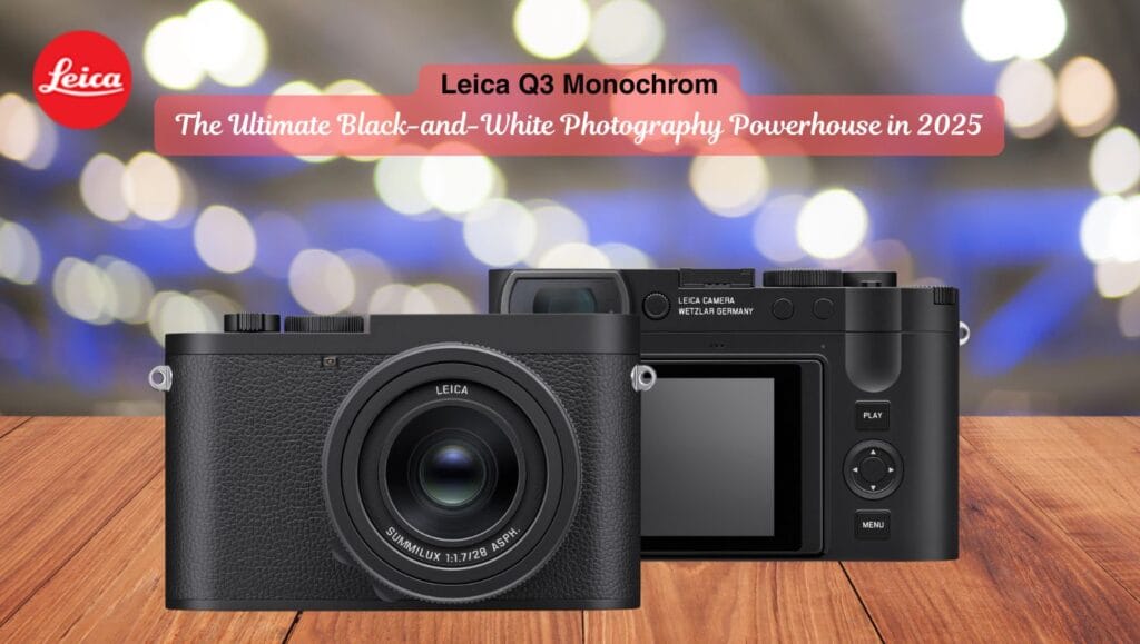 Leica Q3 Monochrom The Ultimate Black and-White Photography Powerhouse in 2025