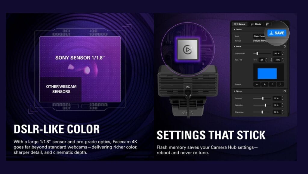 Elgato Facecam 4K - Webcam Review 2025 4 Elgato Facecam 4K Review The Ultimate 4K60 Studio Webcam for Creators in 2025